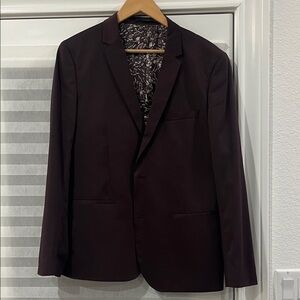 H&M Men's Maroon  Blazer